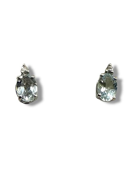 Ohrringe Demetra Dame AQUA in Weißgold Acquamarina 1.60 Ct 028.O.160.004.W.A3 - 028.O.160.004.W.A3